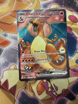 Pokemon TCG - Charizard ex 183/165 - S&V 151 Full Art - NM - Image 1