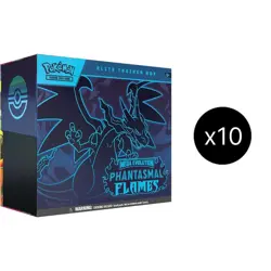 Pokemon Mega Evolution Phantasmal Flames ELITE TRAINER 10 BOX CASE ETB - Image 2