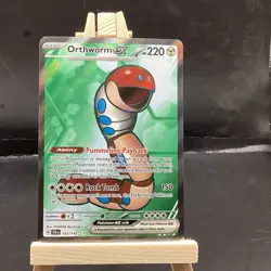 Pokemon Orthworm ex Sv07: Stellar Crown 162/142 Ultra Rare Full Art Holo EX - Image 1