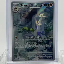 Pokemon TCG Paradox Rift Mienshao #200/182 Illustration Rare NM - Image 1