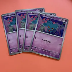 x4 Misdreavus 035/094 - ME02 Phantasmal Flames PFL - Pokemon - NM/M English - Image 1