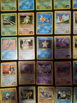 Vintage Pokemon Gym Heroes Card Lot Of 27 Cards - Image 2