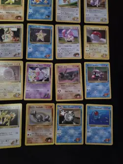 Vintage Pokemon Gym Heroes Card Lot Of 27 Cards - Image 3