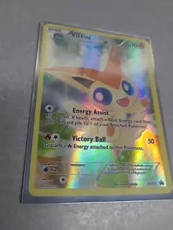 Victini XY117 Holo Full Art Pokemon TCG XY Black Star Promo 2016 - Image 2
