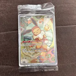 POKEMON SVP PROMO PRISMATIC EVOLUTIONS ETB EEVEE BLACK STAR 173 SEALED - Image 1