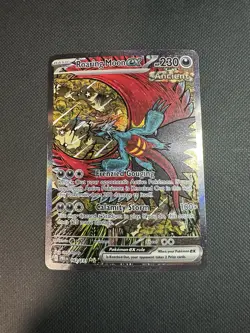 Pokemon Roaring Moon EX Sir Prismatic Evolutions Card NM - Image 1