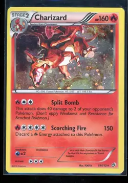 Pokemon TCG Charizard 19/113 Legendary Treasures Pokemon Cosmos Holo - LP+ - Image 1