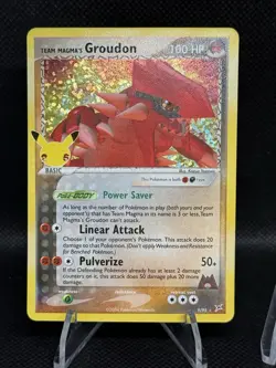 Pokemon Groudon Holo Rare Call of Legends 6/95 100 HP English - Image 1