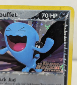 Pokemon TCG 2004 Rocket's Wobbuffet 47/109 Team Rocket Returns Holo Stamped MP - Image 3