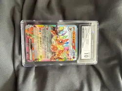 2024 POKEMON TERASTAL FEST EX - HOLO - JPN #022/187 FLAREON EX CGC 10 GEM MINT - Image 1