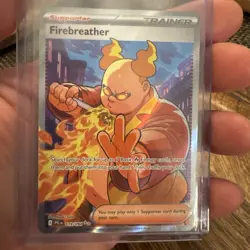 Firebreather 119/094 Full Art Trainer Ultra Rare Pokemon TCG Phantasmal Flames - Image 1
