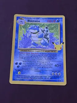 Blastoise 2/102 Holo Rare - Celebrations Classic Collection - Pokemon TCG - NM - Image 1