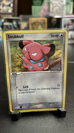 Pokemon TCG Snubbull Regular 74/115 EX Unseen Forces Basic 50 HP English - Image 1