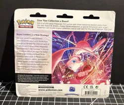 Pokemon TCG - Sword & Shield Fusion Strike 3-Pack Blister Espeon SEALED - Image 2