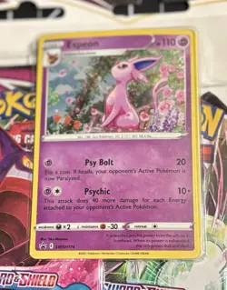Pokemon TCG - Sword & Shield Fusion Strike 3-Pack Blister Espeon SEALED - Image 3