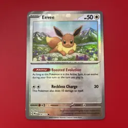 Eevee 074/131 | Prismatic Evolutions Masterball Reverse | NM English Pokemon TCG - Image 1