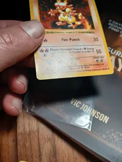 1999 Magmar 36/102 1st Edition Shadowless Base Set Pokemon Vintage Tcg - Image 5