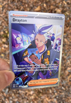 Drayton Full Art, Pokemon Near Mint, Surging Sparks, Illustration Rare, 244/191 - Image 1
