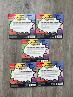 Pokemon: Ascended Heroes 2-Pack Blister Lot (x5 Blisters) Erika Coin- New/Sealed - Image 4