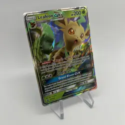 Leafeon GX SM146 Black Star PROMO Sun and Moon Black Star Pokemon TCG NM - Image 2