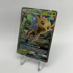 Leafeon GX SM146 Black Star PROMO Sun and Moon Black Star Pokemon TCG NM - Image 3