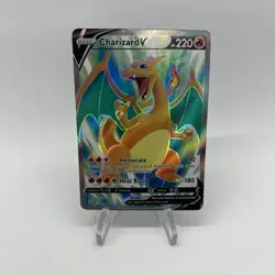 Pokemon TCG Charizard v Full Art 153/172 Brilliant Stars - Image 1