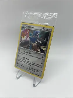 Pokemon: Lucario 63/124 Cosmos Holo XY- Sealed Knockout Collection Promo - Image 3