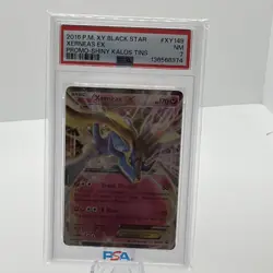 Pokemon Xerneas EX XY149 Shiny Holo Promo XY Black Star Tins PSA 7 - Image 2