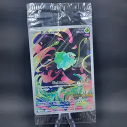 Pokemon TCG Bulbasaur 133/132 Sealed Promo Stamped Mega Evolution Holo NM - Image 1