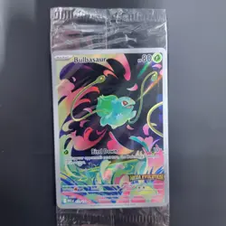 Pokemon TCG Bulbasaur 133/132 Sealed Promo Stamped Mega Evolution Holo NM - Image 3