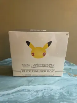 Pokemon TCG 25th Celebrations Anniversary Elite Trainer Box ETB Factory Sealed 820650809439 - Image 1