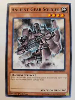 Ancient Gear Soldier SR03-EN010 Yu-Gi-Oh! LP 1st Edition MUST BUY 2 - BULK DEALS - Image 1