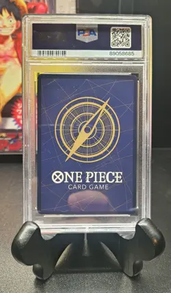 Monkey D. Luffy JUDGE PROMO FOIL OP03-070 ONE PIECE TCG PSA 9 - Image 2