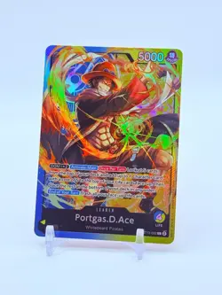 Portgas D Ace #ST13-002 Holo Foil Art Leader Promo Card English One Piece TCG - Image 1