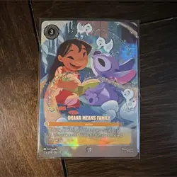 Ohana Means Family Enchanted card - Lorcana TCG - Image 1