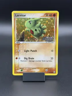 Larvitar Reverse Holo Stamped Team Rocket Returns 63/109 Pokemon Card - Image 1