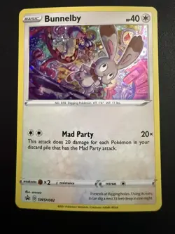 Bunnelby Promo SWSH: Sword & Shield Promo Cards SWSH082 NM - Image 1