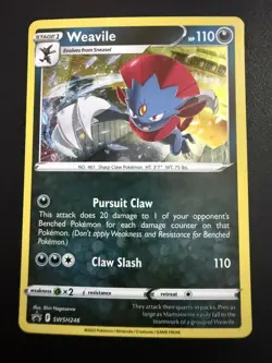 Weavile - (Cosmos Holo) Promo SWSH: Sword & Shield Promo Cards SWSH246 NM - Image 1