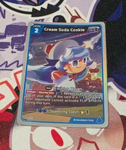 Cookie Run Braverse TCG Cream Soda Cookie Tower of Adventures Promo Card - Image 1