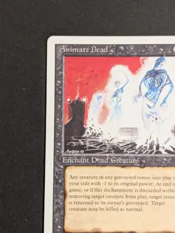 MTG Card - 1x Animate Dead - Revised Edition (3ED) - MP/HP - Vintage Magic 1994 - Image 5