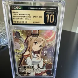 Asuna Winner SAO-1-036 UEPR Union Arena Promotional Cards English - Image 1