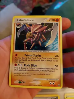 Kabutops 4/99 SWIRL Holo Rare Card Platinum Arceus Pokemon TCG LP - Image 1
