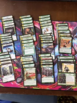 Hunter Star Wars Unlimited Card Deck Lot Custom Playable - Image 1