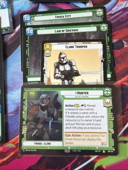 Hunter Star Wars Unlimited Card Deck Lot Custom Playable - Image 2