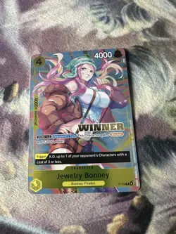 Jewelry Bonney (Heroines Battle Winner Pack) P-113 One Piece Promotion Card Holo - Image 1