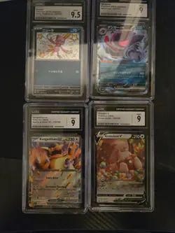 12 Cgc Graded Cards Pokemon Vintage, Shiney And Modern - Image 4
