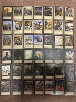 Berserk BK1 TCG Trading Card Lot Konami Anime Manga 43 of 160 Cards NM Guts - Image 1