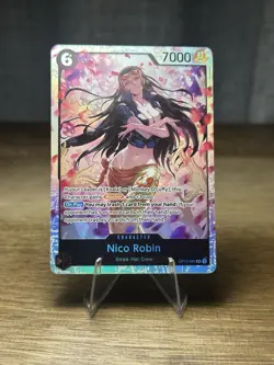 Nico Robin OP12-087 SR Legacy Of The Master One Piece Card Game English - Image 1