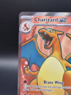 Pokemon Charizard ex 183/165 Full Art Ultra Rare Holo Scarlet & Violet 151 Card - Image 2