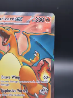 Pokemon Charizard ex 183/165 Full Art Ultra Rare Holo Scarlet & Violet 151 Card - Image 3